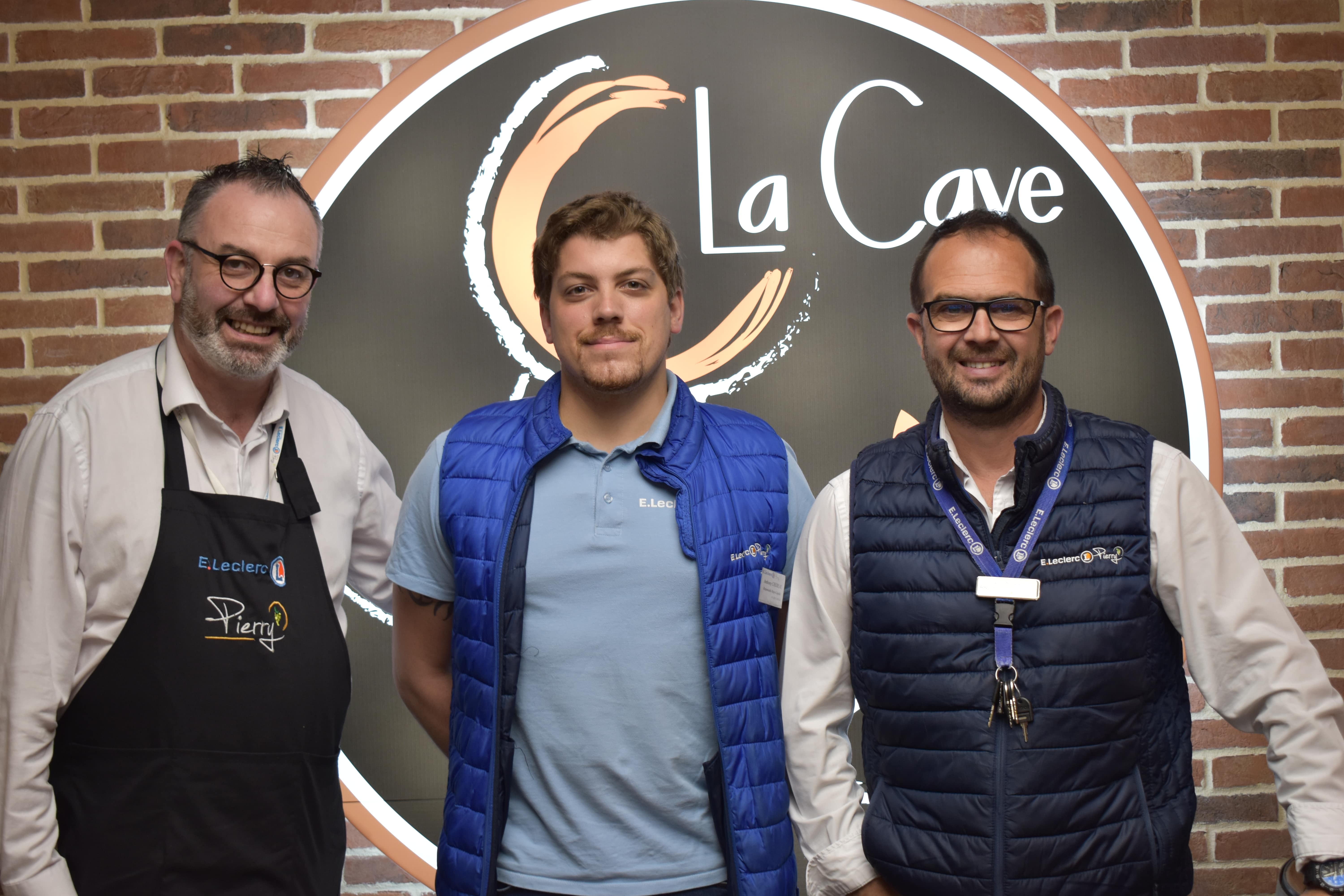 Notre Trio de Cavistes Experts - Le Clos - E.Leclerc Pierry